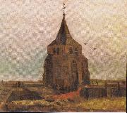 Vincent Van Gogh Old Church Tower at Nuenen oil on canvas